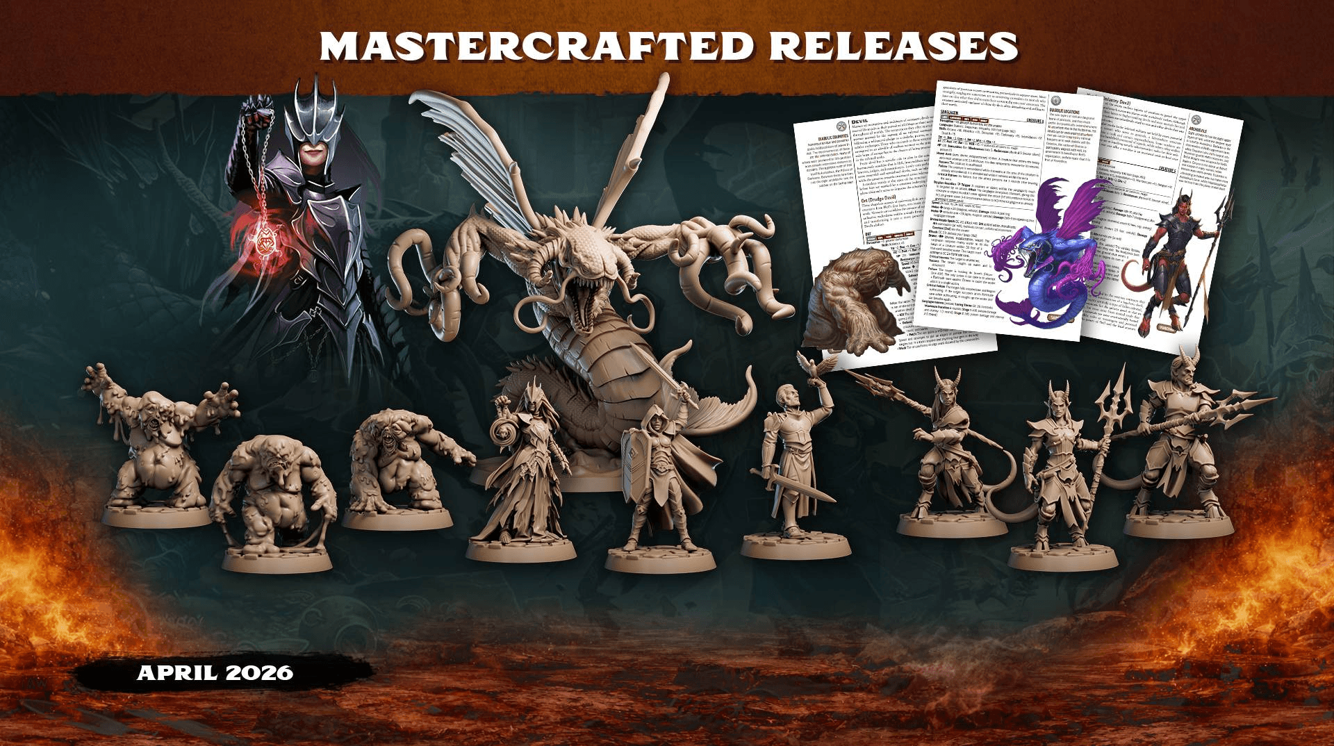 One Page Rules Adds Official Age of Fantasy Stats for Paizo Printables Miniatures