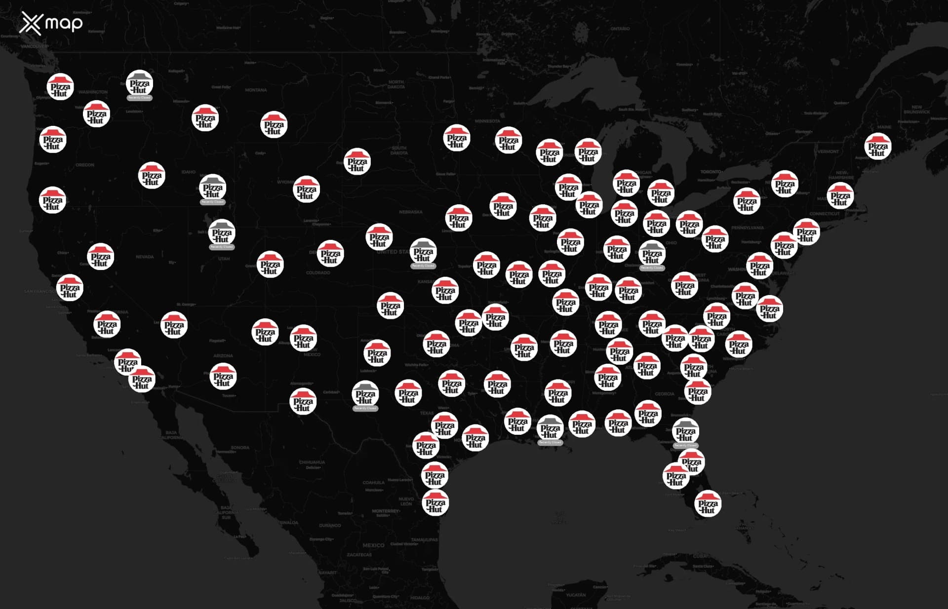 Pizza Hut leads fast-food closures as U.S. restaurant map shifts