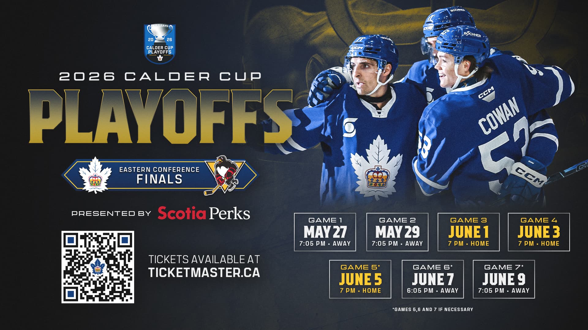 Game 5 shifts to Toronto as Penguins and Marlies tied 2-2
