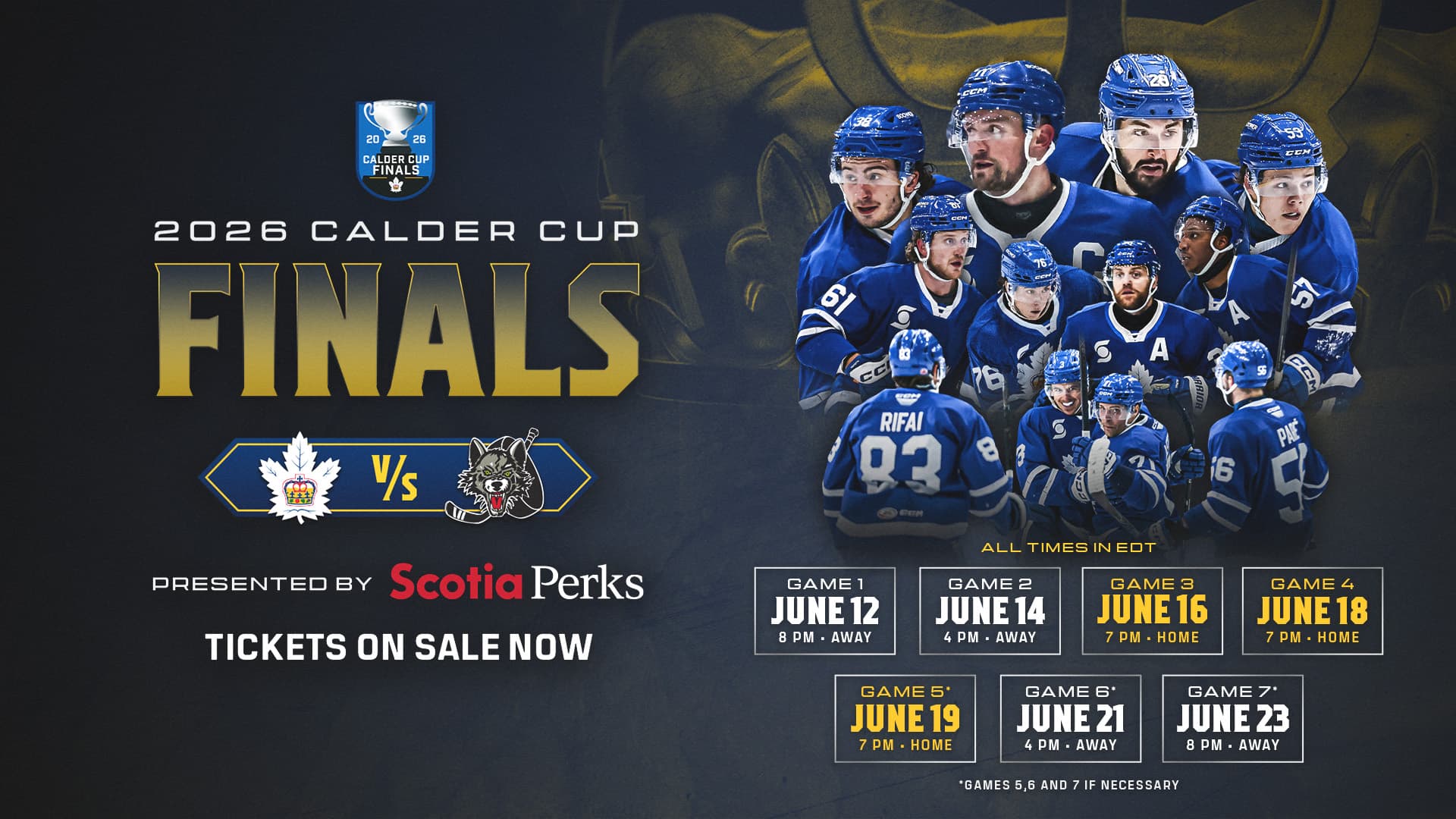 Marlies, Wolves set for Calder Cup Finals rematch after conference wins