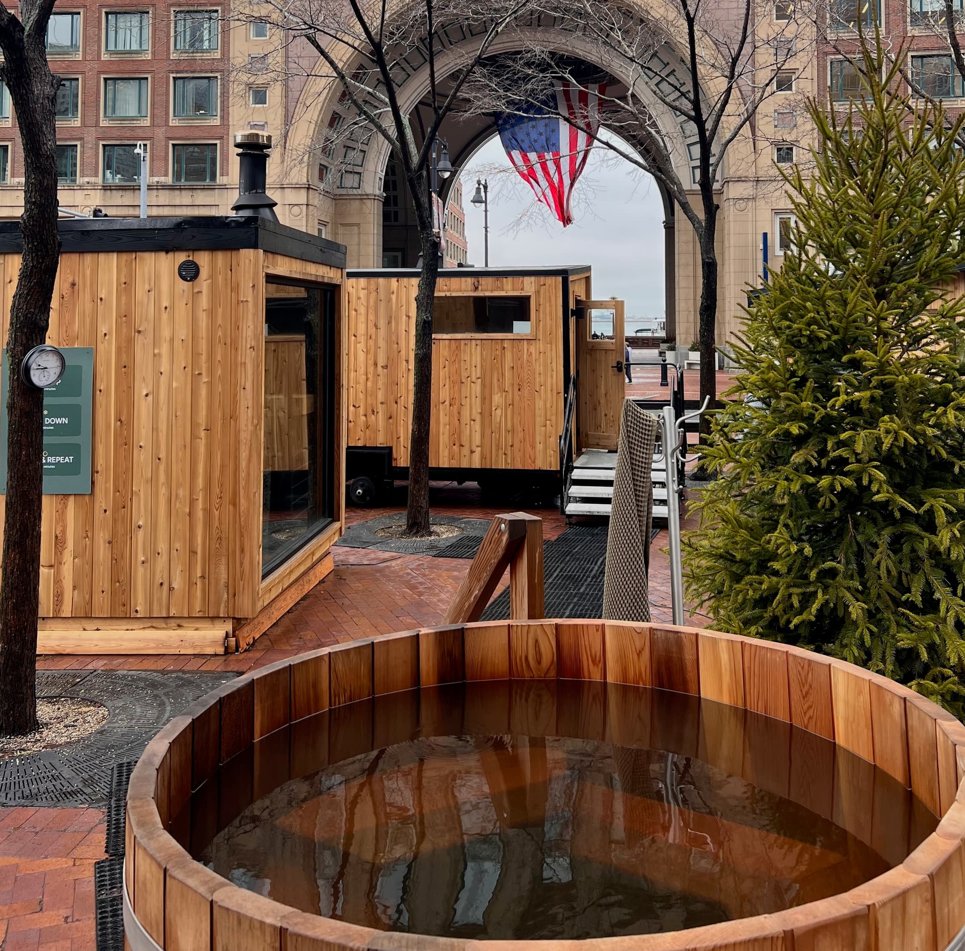 Boston cold plunge social sells out, returns with more room