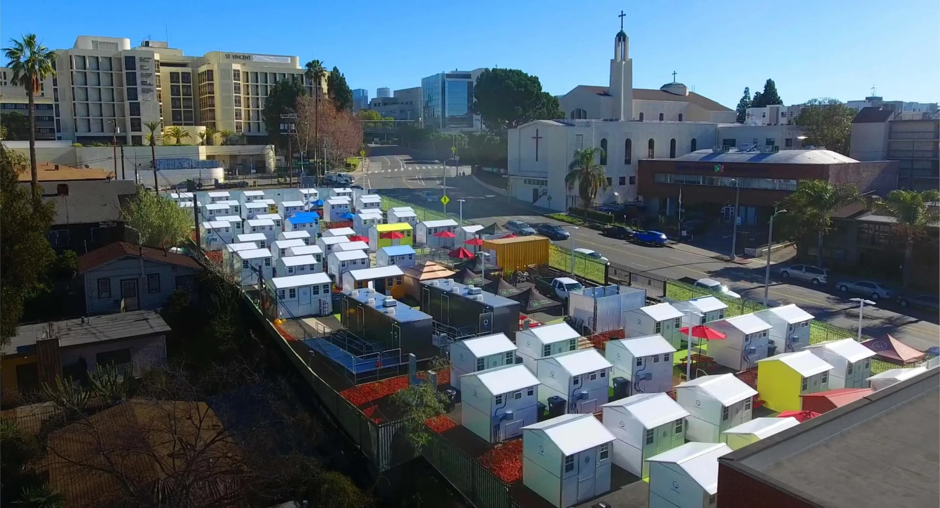 North Hollywood tiny home village draws debate over housing outcomes