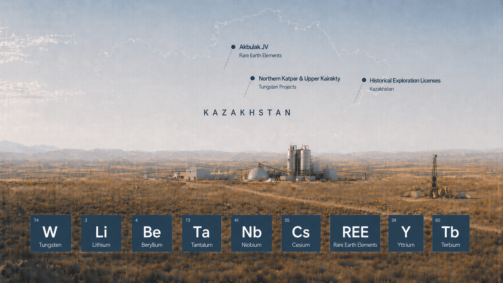U.S. investors gain access to Kazakhstan's vast tungsten reserves