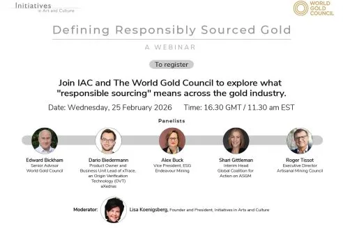 IAC and World Gold Council Host Webinar Defining Responsibly Sourced Gold