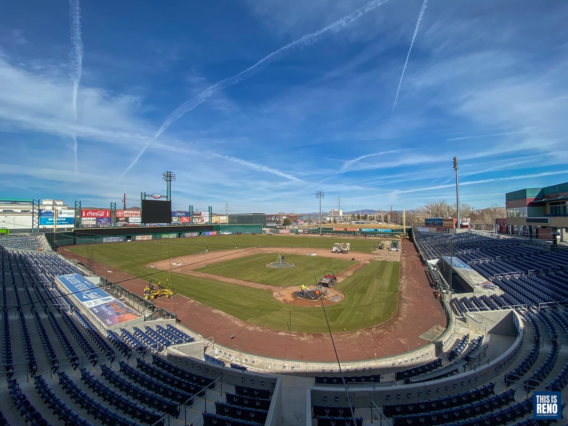 Reno Aces Invest $10.5M in Greater Nevada Field Upgrades Including Videoboard, Bullpens