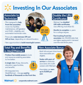 Walmart education benefits can help hourly associates build careers