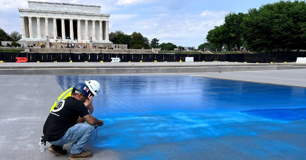 Three more people charged over damage to Lincoln Memorial Reflecting Pool