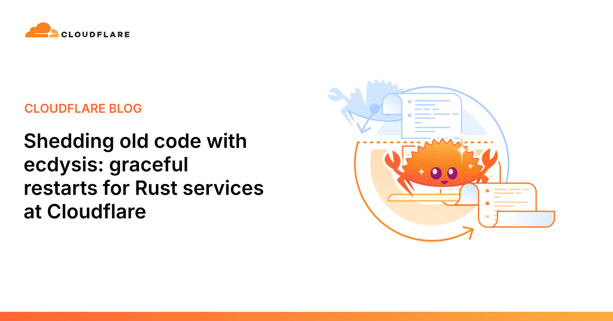 Cloudflare open-sources ecdysis, Rust library for zero-downtime service restarts