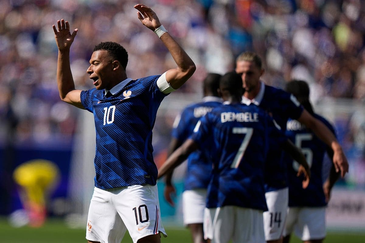 Mbappé fires France ahead against Iraq in World Cup qualifier