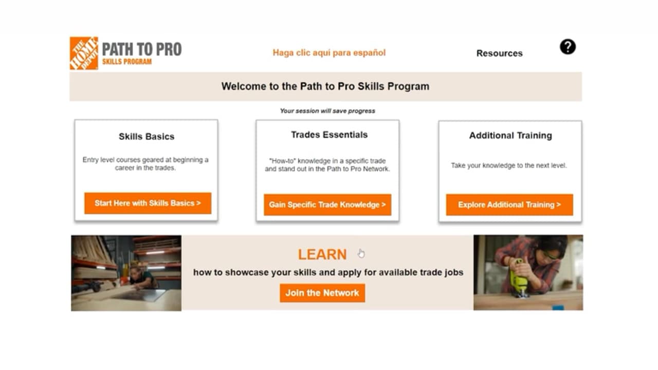Home Depot launches Path to Pro free trades training to address shortage