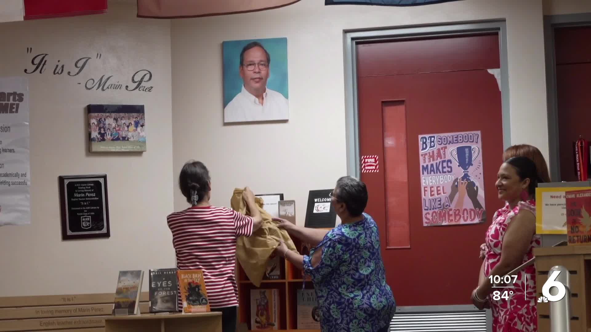 Alice ISD honors late teacher Marin Perez with reading nook tribute