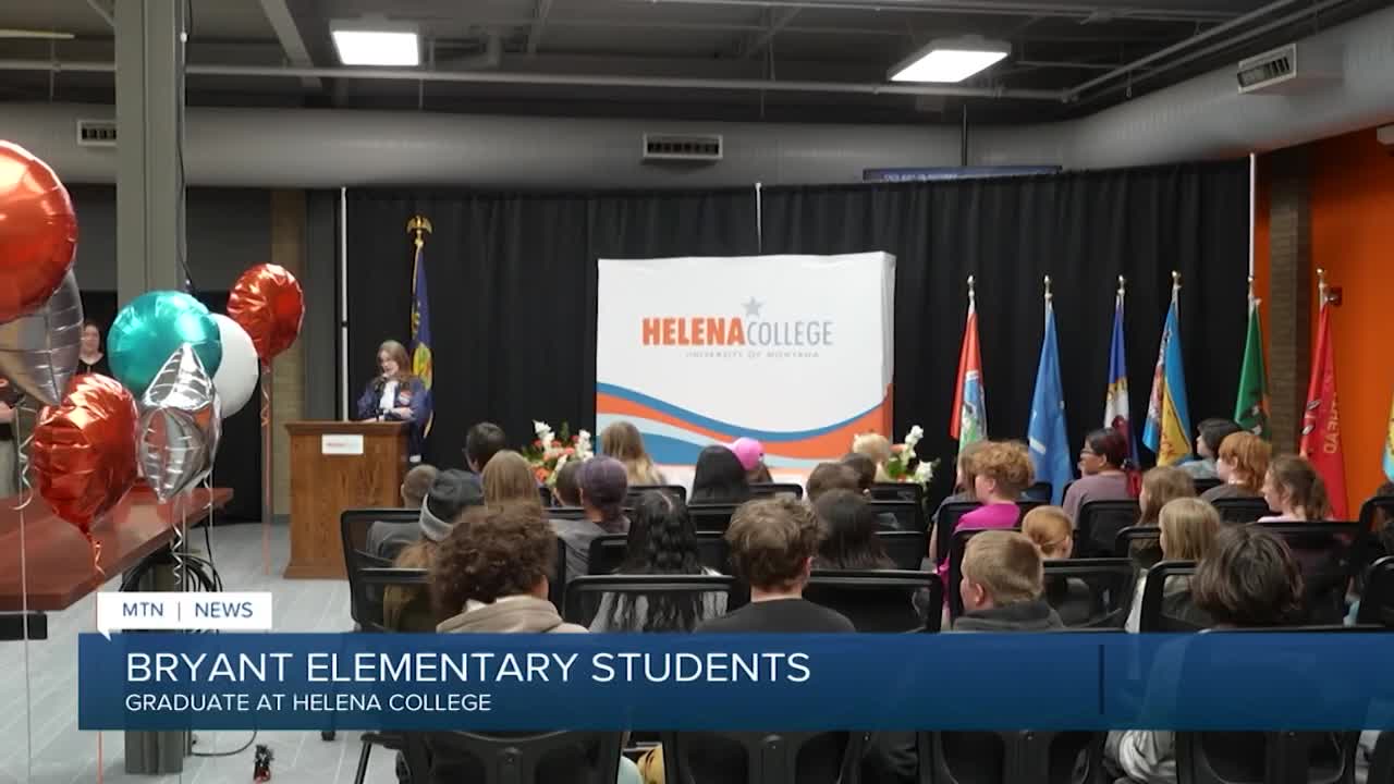 Bryant Elementary fifth graders honored as Helena College graduates
