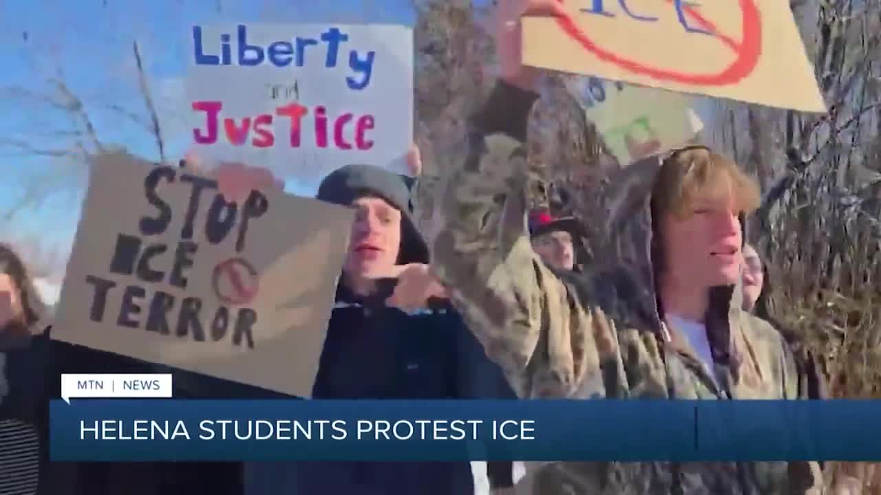 Helena High and Capital Students Walk Out Protesting Federal Immigration Enforcement