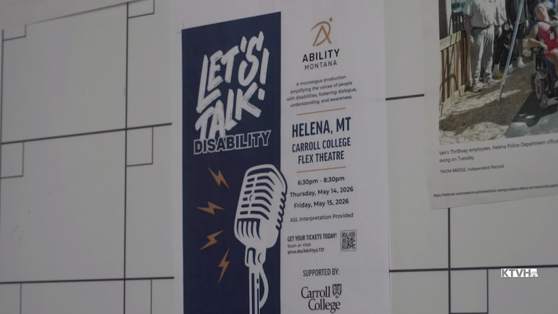 Ability Montana brings local disability stories to Carroll College Theater