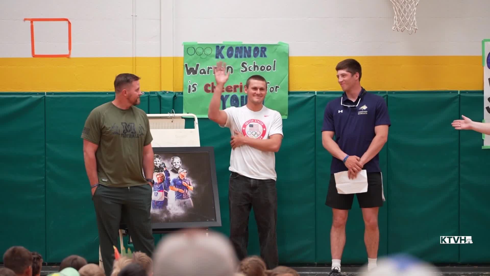 Former Warren student returns to Helena after Olympic run