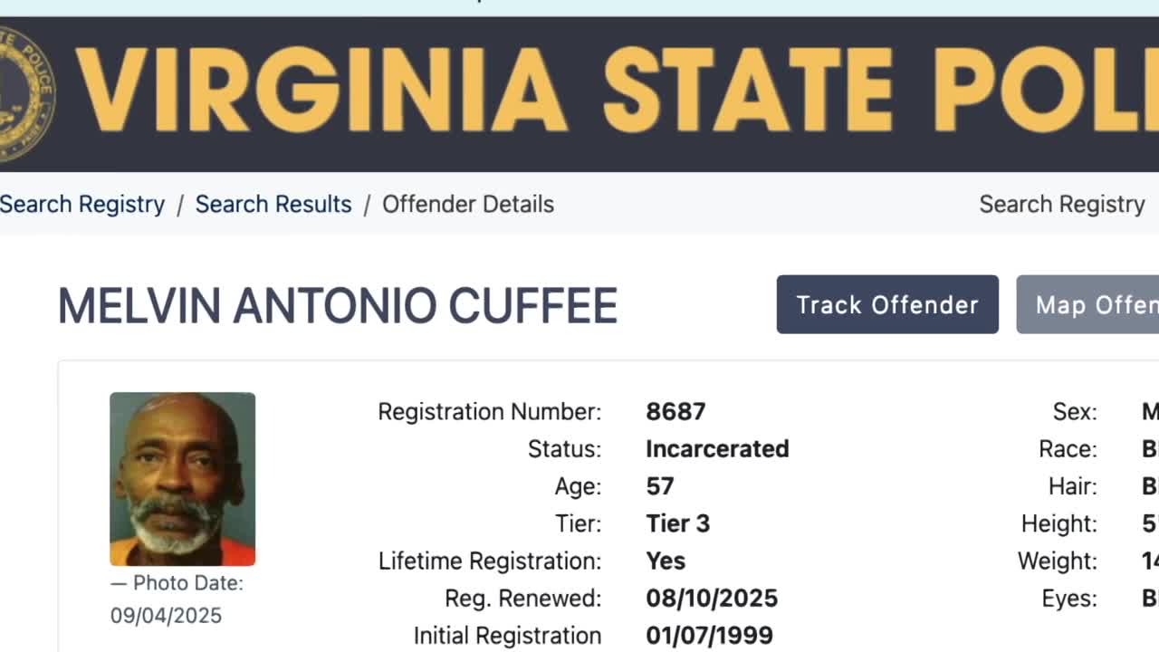 57-Year-Old Registered Sex Offender Melvin Cuffee Arrested in 1996 Rape