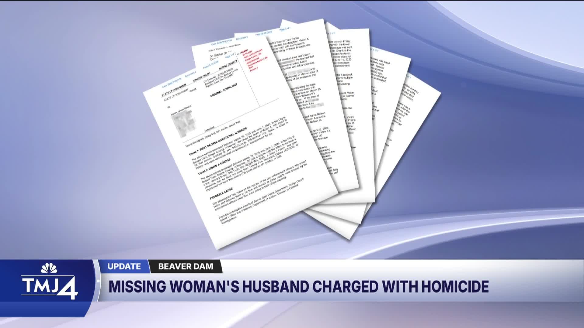 Husband charged in Alexis Nelson homicide, body still missing