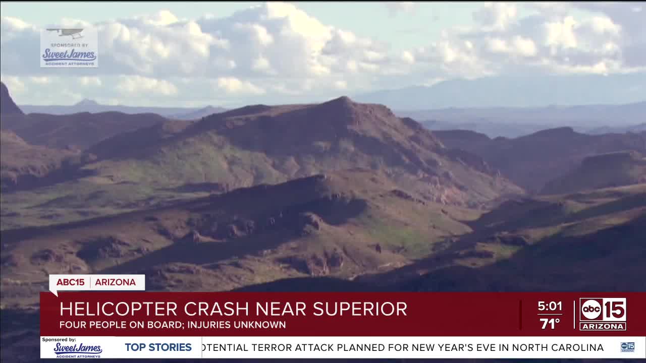 Private Helicopter Strikes Slackline and Crashes in Arizona Canyon