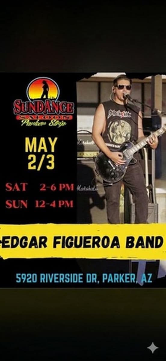 Edgar Figueroa Band plays daytime set at Sundance in Parker Sunday