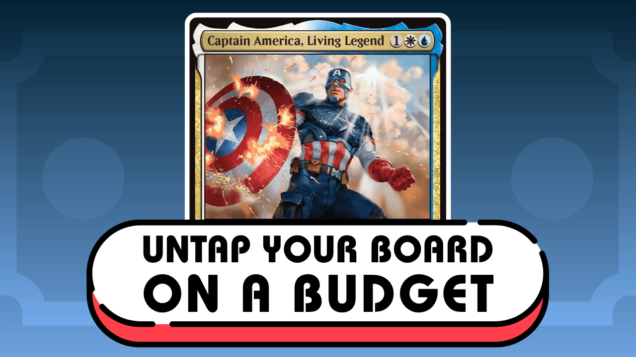 Captain America budget Commander deck untaps value for $40 build