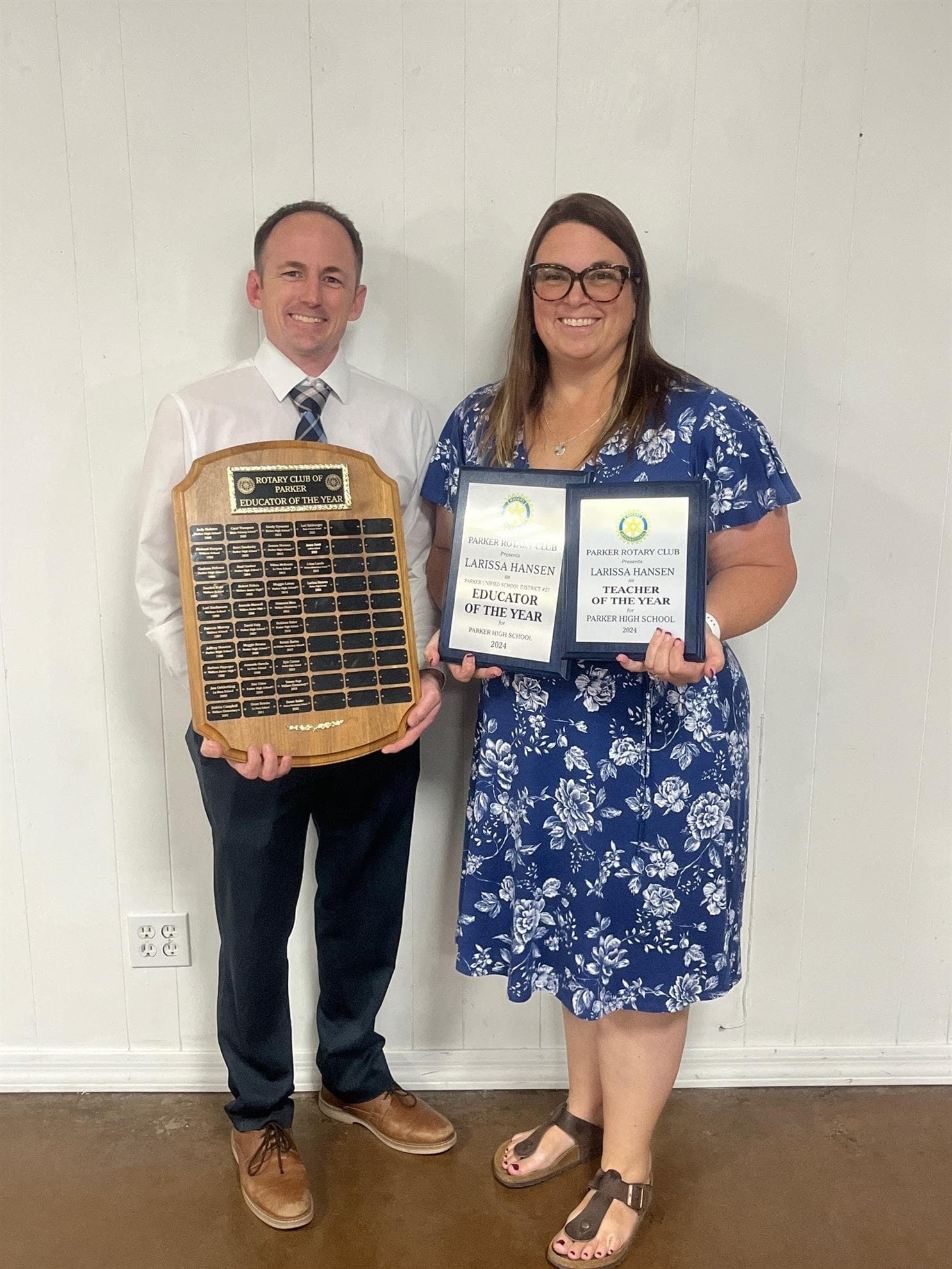 Parker Unified honors Teacher of the Year, board earns boardsmanship award