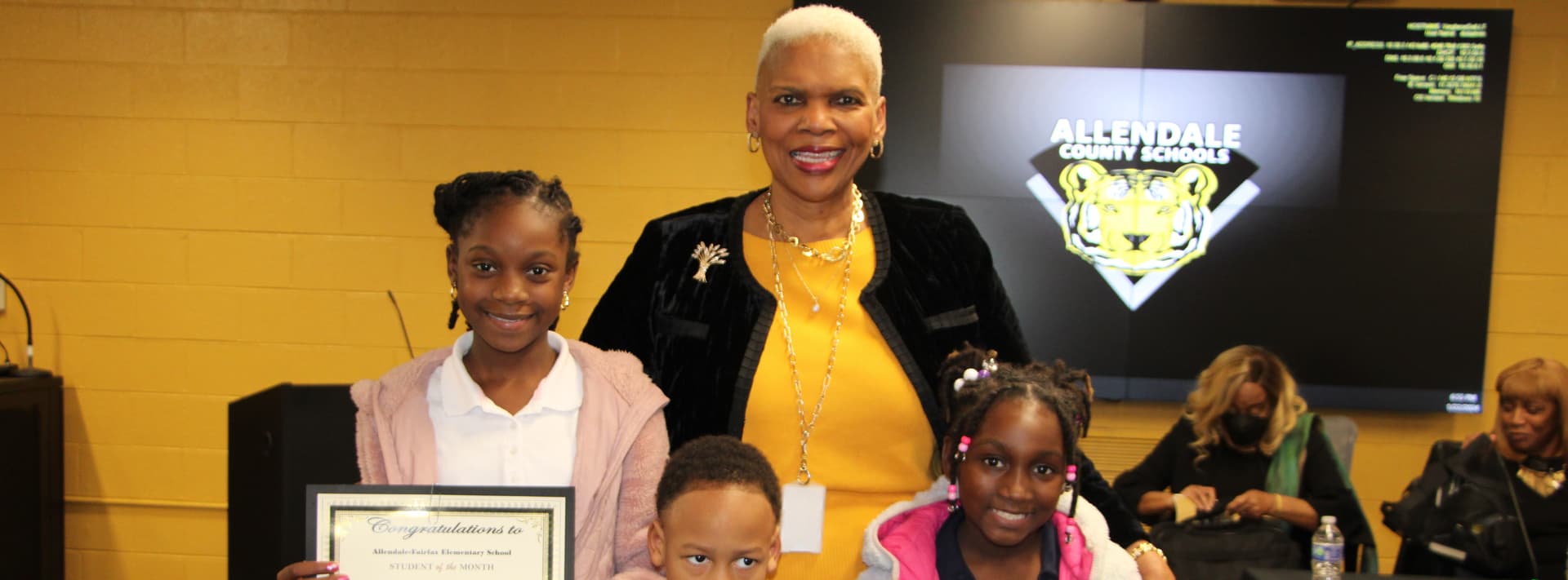 Allendale-Fairfax Middle High inducts 30 into Beta Club, celebrating academic leadership