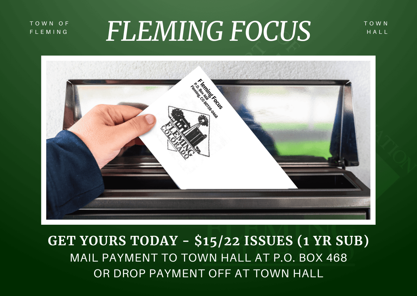 Fleming Focus newsletter keeps residents up to date on town news