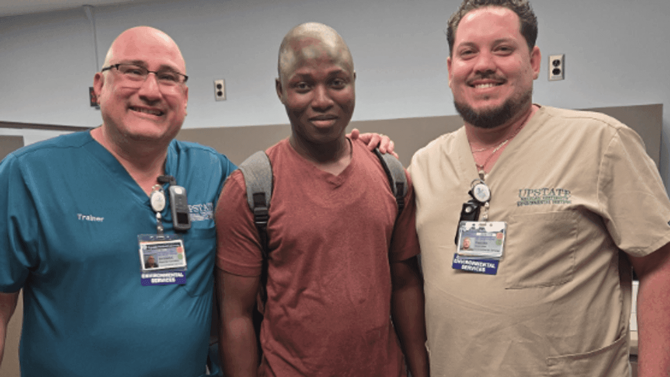 Upstate Medical employee reunited with family in Syracuse after release from detention