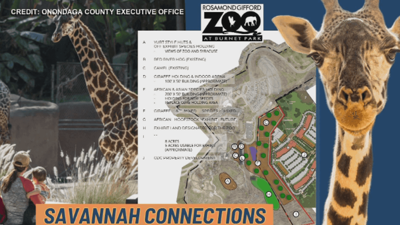 Onondaga County giraffe exhibit advances slowly, land deal now key