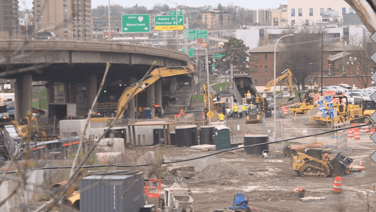 I-81 roundabout work snarls University Hill traffic near hospitals