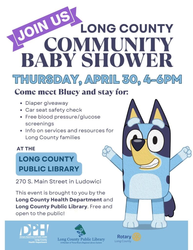 Long County community baby shower offers family resources, screenings and support
