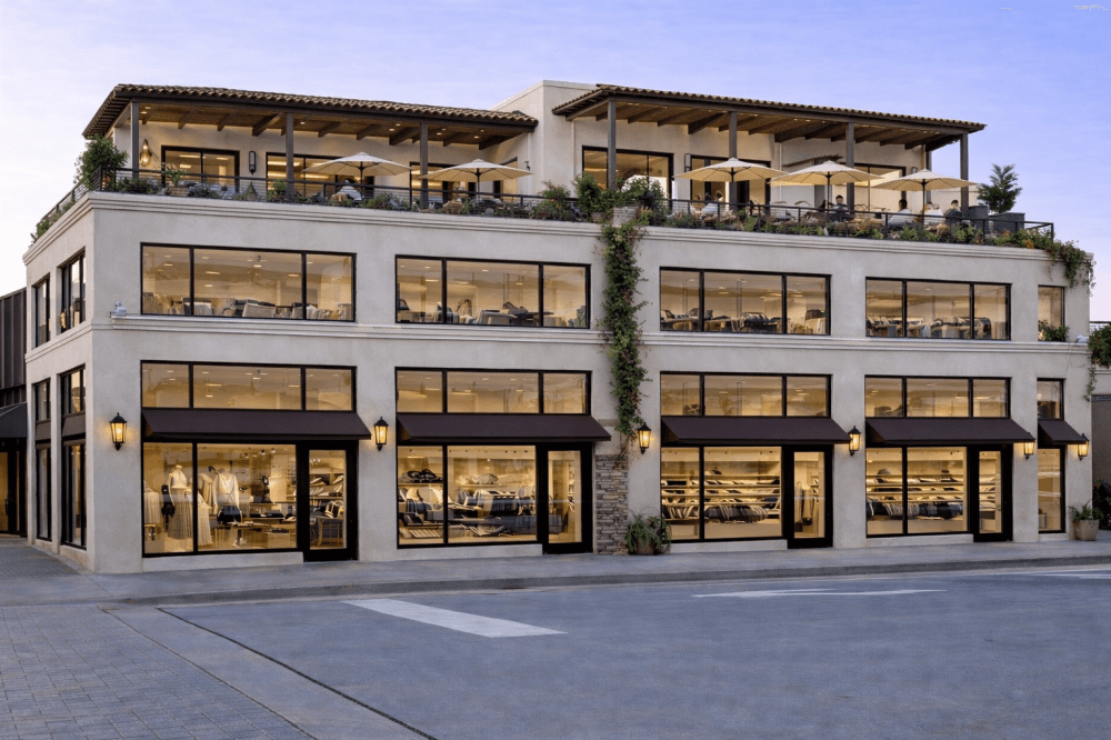 new mixed-use building rises on Richardson’s Main Street
