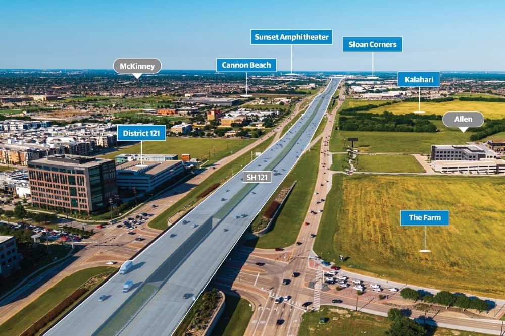 Allen, McKinney launch 121 North branding for SH 121 corridor
