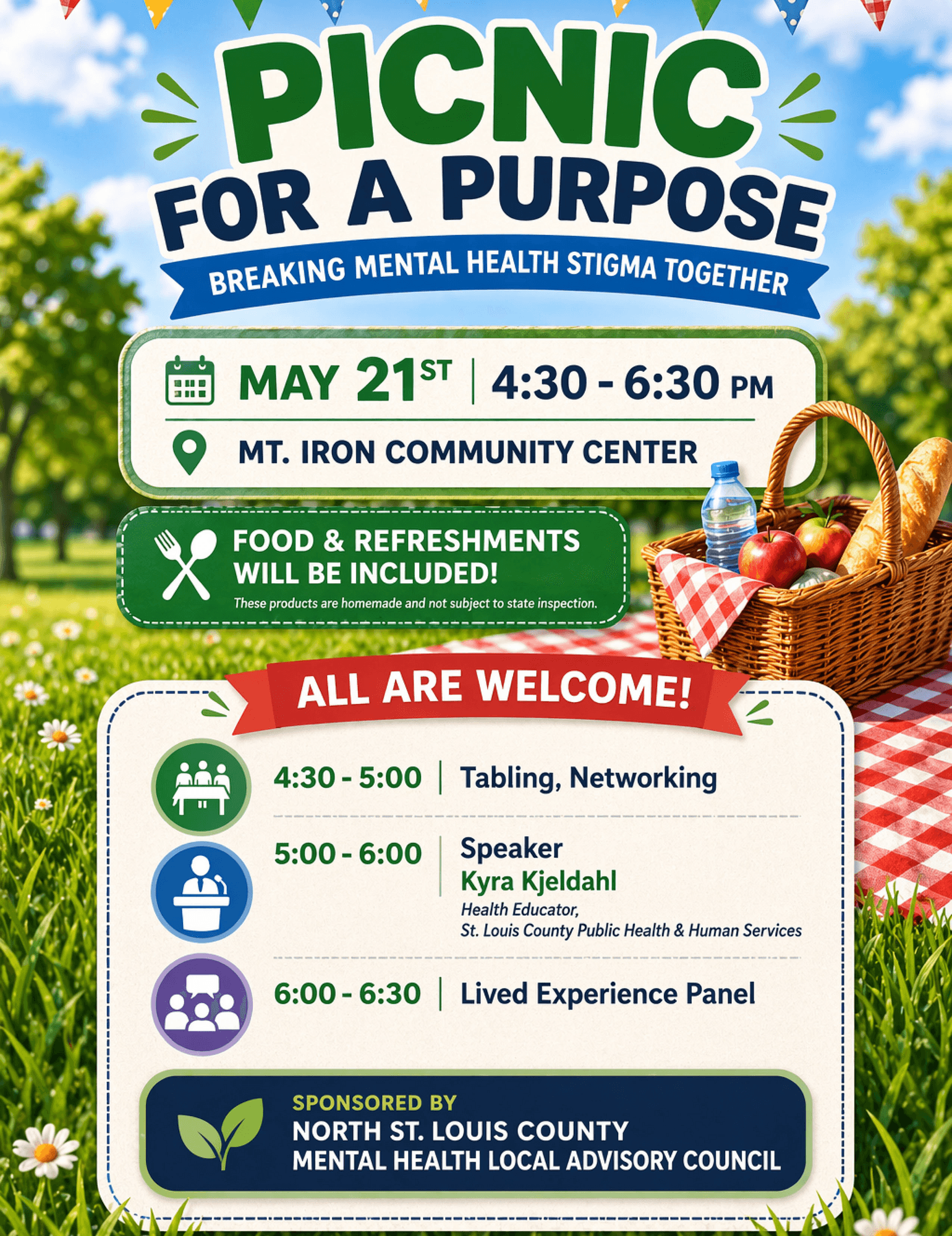 Free community picnic in Mt. Iron aims to reduce stigma