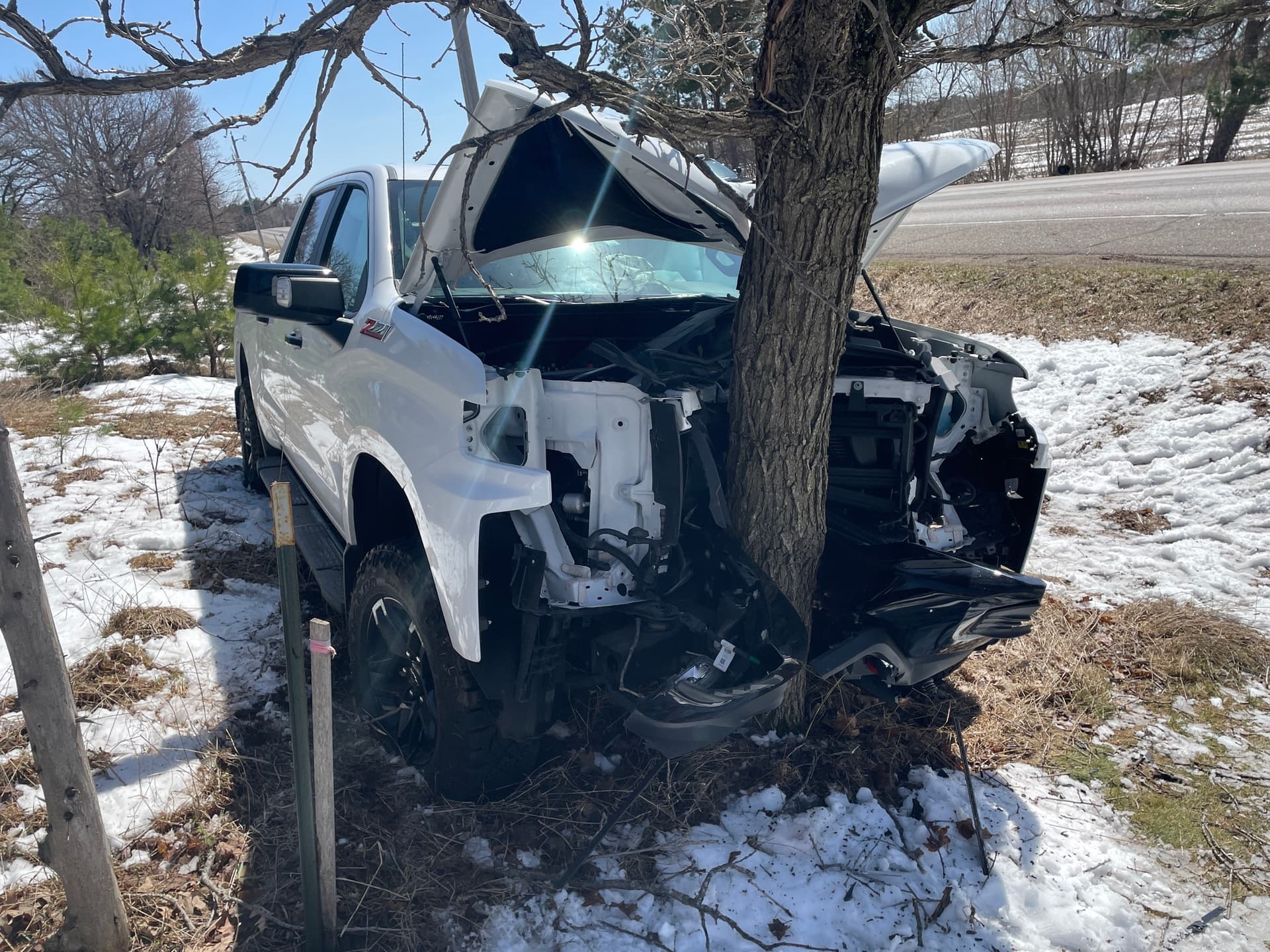 Four critically injured and airlifted after single-vehicle crash on County Road 313