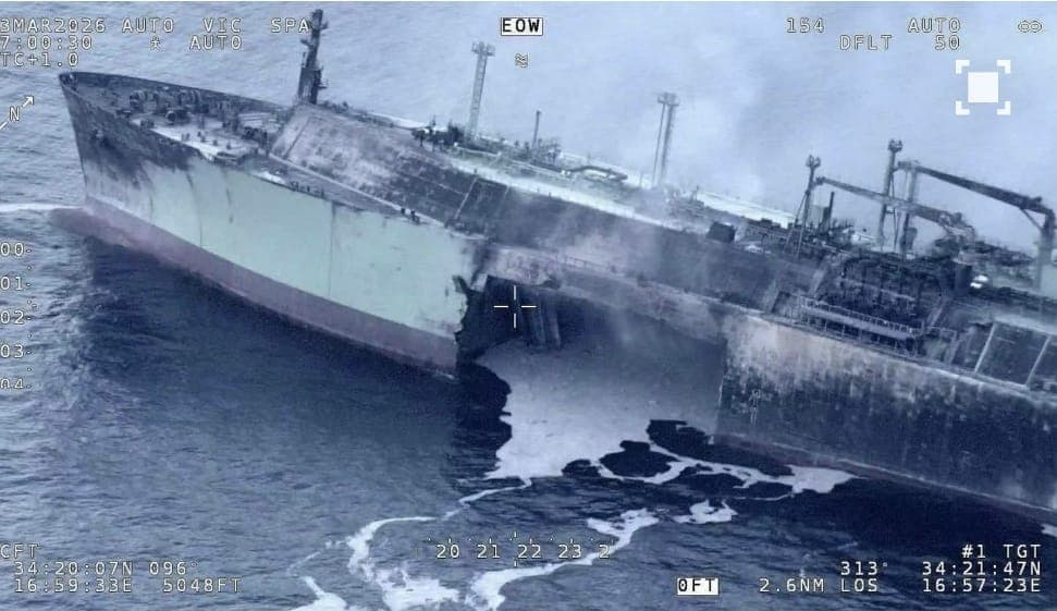 Sanctioned Russian LNG tanker Arctic Metagaz sinks after fire