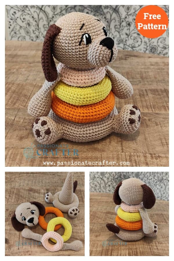 Stackable Dog Amigurumi Pattern Offers Quick, Kid-Friendly Crochet Fun