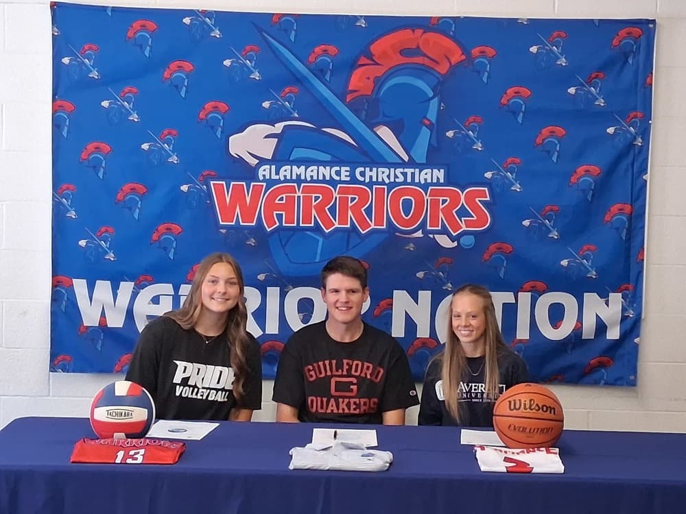 Alamance County Class of 2026 athletes head to colleges across region