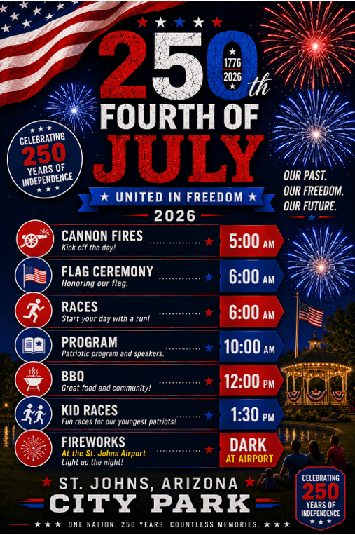 St. Johns posts 2026 Fourth of July celebration notice