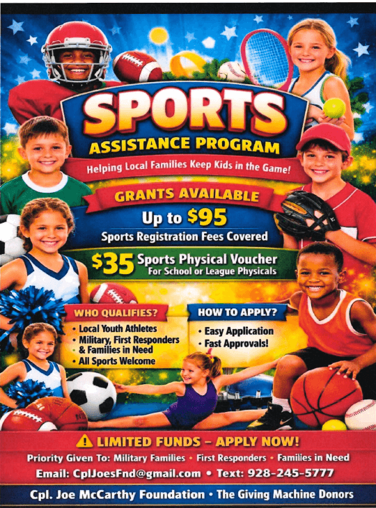 St. Johns launches sports assistance grants for local families