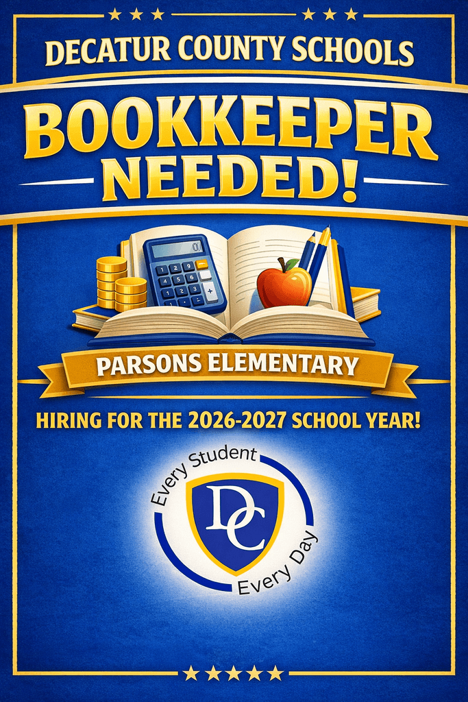 Parsons Elementary seeks bookkeeper for 2026-27 school year
