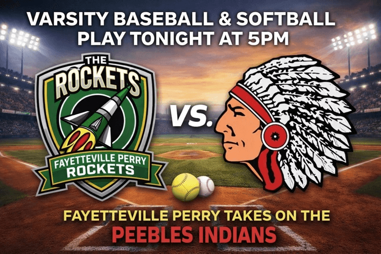 Peebles rebounds at home, tops Fayetteville-Perry 10-2