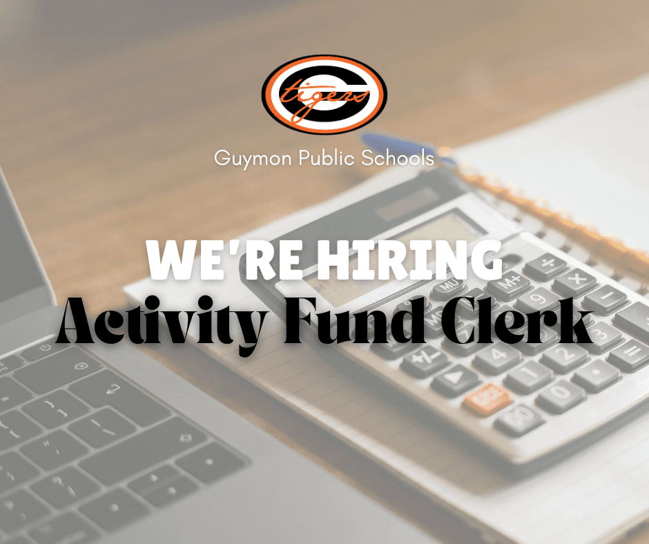 Guymon Public Schools seeks activity fund clerk for central office
