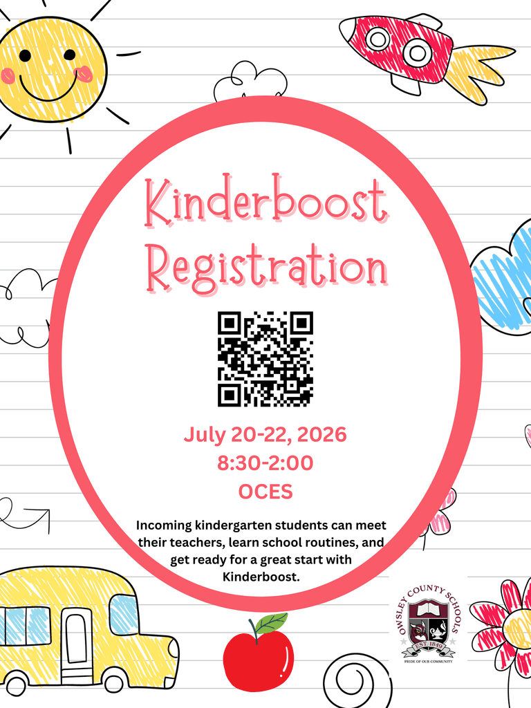 Owsley County Elementary opens KinderBoost registration for 2026 kindergarteners