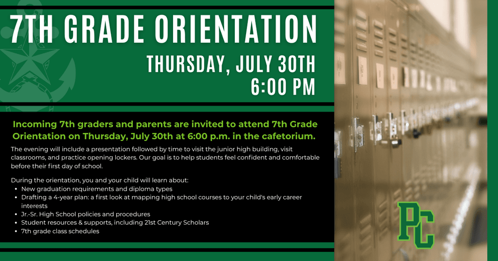 Perry Central schedules orientation for incoming seventh graders and parents
