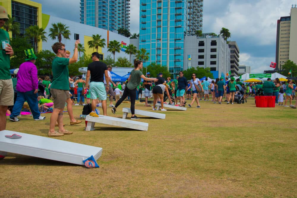 PacBio duo wins Ignite Biofitness cornhole tournament