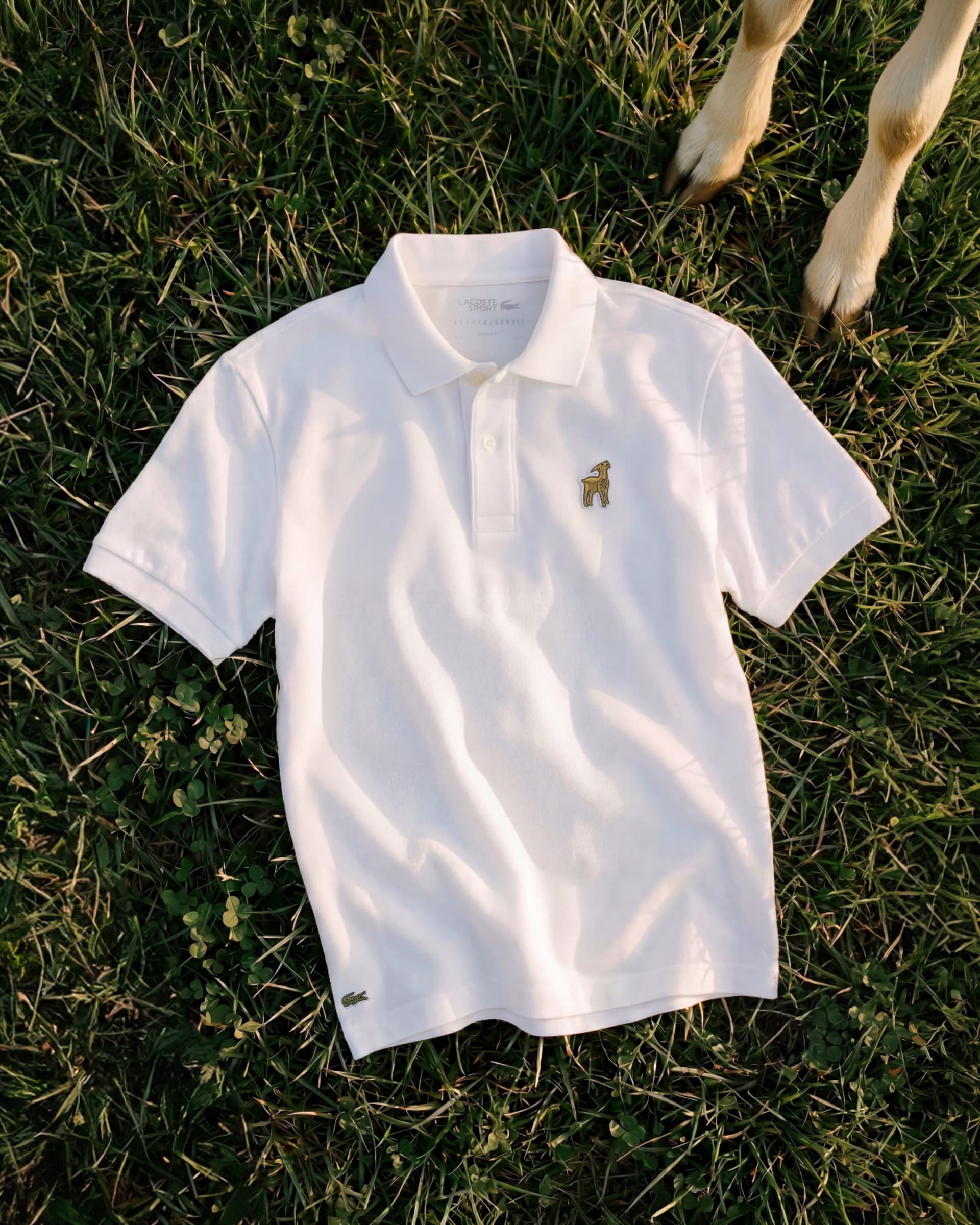 Lacoste swaps crocodile for goat in Djokovic tribute capsule for Wimbledon