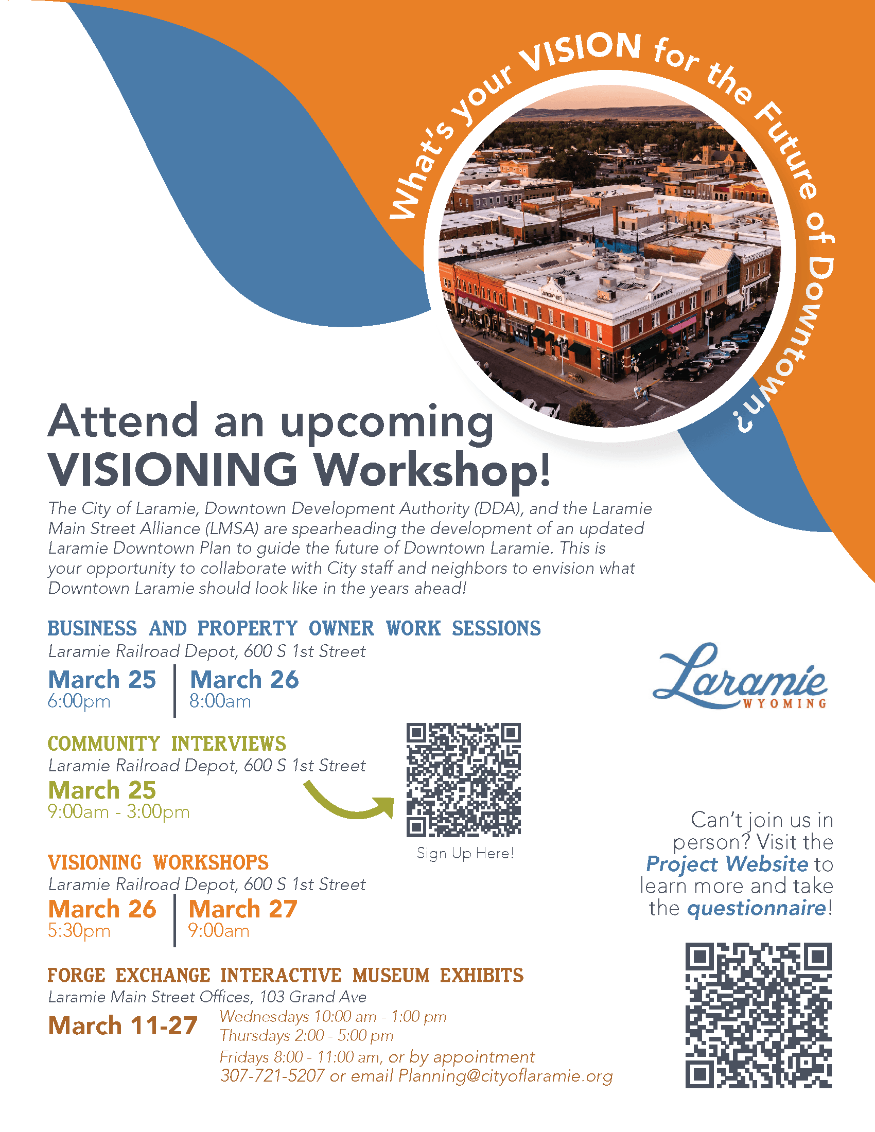 Laramie Launches Community Engagement Process for New Downtown Development Plan