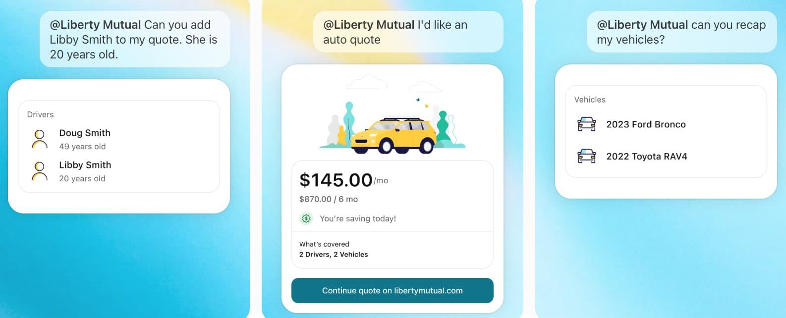 Liberty Mutual tests ChatGPT auto quote integration for shoppers