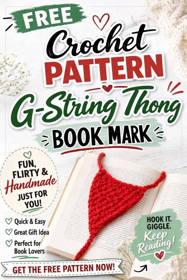 CraftGossip shares stretchy crochet bookmark for book lovers